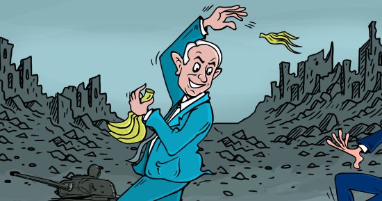 نتنياهو يتلاعب و يعرقل جهود وقف إطلاق النار في غزة .. كاريكاتير اليوم السابع
