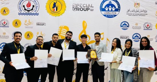 جامعة حلوان تتألق فى مهرجان "طرب" الأول وتثبت ريادتها الفنية بين الجامعات المصرية