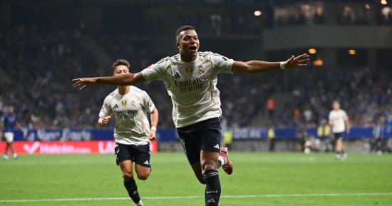 مبابي أفضل لاعب في ريال مدريد خلال شهر أغسطس متفوقا على فينيسيوس