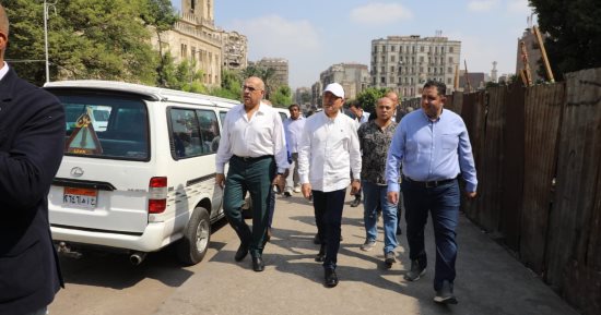 محافظ القاهرة: إزالة كافة الإشغالات المتواجدة أعلى كوبرى الليمون.. صور