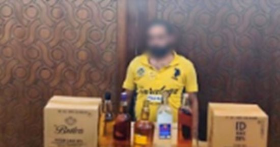 ضبط مخزن بدون ترخيص لبيع المشروبات الكحولية مجهولة المصدر بالإسكندرية