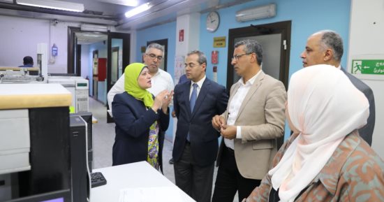 وزير الزراعة اللبنانى يتفقد المتحف الزراعى بالدقى