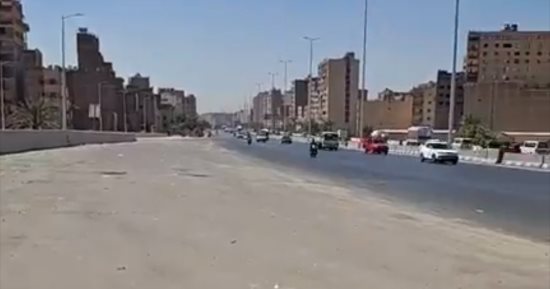 فتح نزلة محور عمرو بن العاص من الطريق الدائرى للقادم من أكتوبر اتجاه المنيب