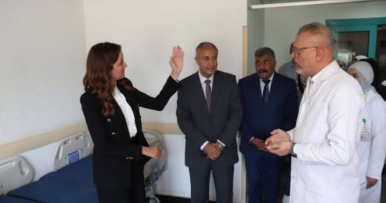 نائب محافظ الجيزة تتفقد مستشفى أم الأطباء بالدقى لمتابعة تقديم الخدمات الصحية