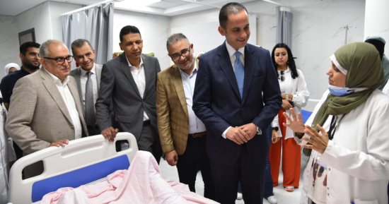 نائب وزير الصحة يتفقد مستشفى أطفال مصر لمتابعة التطوير وجودة الخدمات الطبية