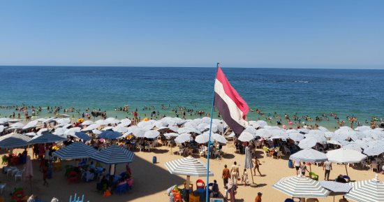 انخفاض الإقبال على شواطئ الإسكندرية بنهاية أغسطس.. رفع الراية الخضراء شرقا والصفراء غربا للسباحة بحذر.. إدارة المصايف: تغيير لون الرايات تبعا لحالة البحر يوميا.. ونناشد المصطافين عدم نزول البحر بعد السابعة مساء
