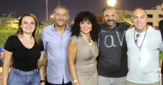 رانيا يوسف جارة سيد رجب فى مسلسل لينك
