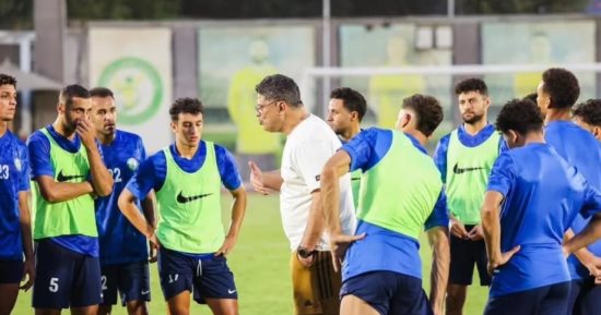 كواليس الجلسة الأولى لـ أيمن الرمادى مع لاعبى البنك الأهلى