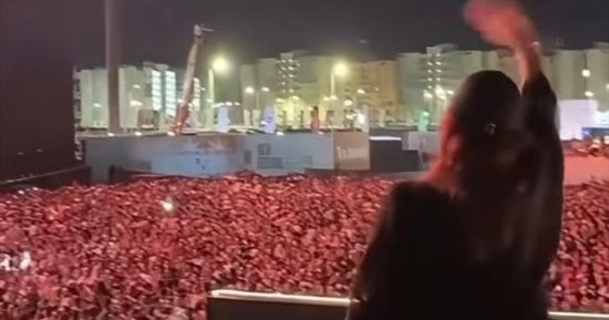 سر ظهور أنغام فى حفل كايروكى بالعلمين