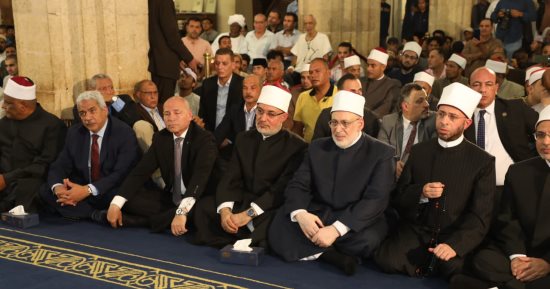 محافظ القاهرة ووزير الأوقاف يشهدان احتفال الأزهر الشريف بالمولد النبوى.. صور