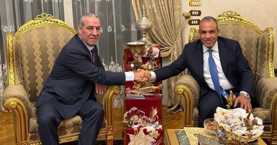 وزير‎ الخارجية يبحث مع نائب رئيس فلسطين وقف الحرب على غزة