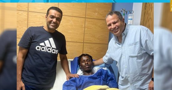 نجاح جراحة المنظار لويليامز صنداي واللاعب يبدأ التأهيل مع غزل المحلة