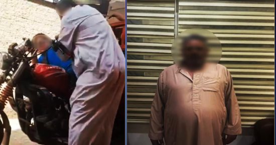 فيديو يوثق اعتداء أب على ابنه فى كفر الشيخ.. والداخلية تتدخل  