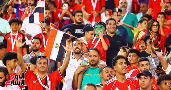 حضور جماهيرى كبير فى مباراة منتخب مصر واثيوبيا ..صور