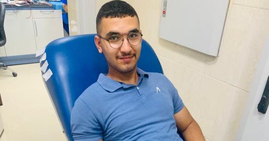 طلاب يتبرعون بالدم لمستشفى كفر الشيخ الجامعي.. صور