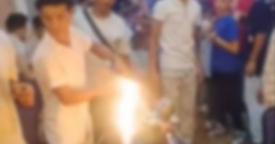 أشعل النار فى دراجته النارية فرحًا بزفاف صديقه بالقليوبية.. والداخلية تتحرك
