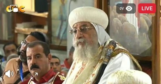 البابا تواضروس الثاني يترأس قداسًا بكنيسة الملاك ميخائيل بكفر الدوار