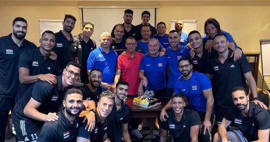 بعثة منتخب الطائرة تطير اليوم إلى الفلبين للمشاركة فى بطولة العالم