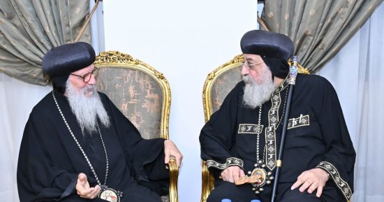 البابا تواضروس يستقبل أسقف أم درمان وعطبرة وشمال السودان