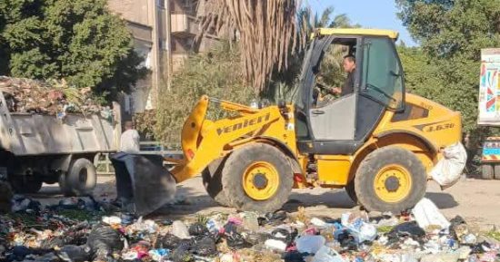 رفع 120 طن قمامة ومخلفات بمركزى دار السلام وسوهاج
