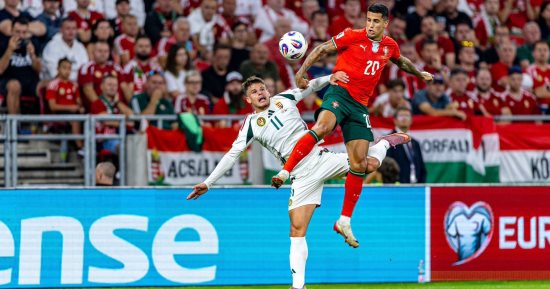 كانسيلو يمنح البرتغال فوزا ملحميا ضد المجر فى تصفيات كأس العالم.. فيديو