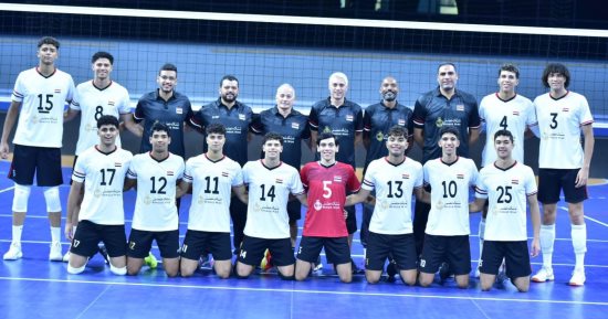 مصر  فى مواجهة الكونغو ببطولة أفريقيا لشباب الطائرة