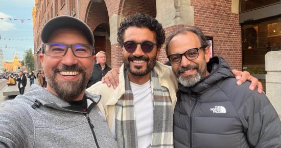 خالد النبوى يحتفل بعيد ميلاده فى هولندا مع تامر مرتضى وأحمد حافظ