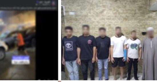 مشاجرة بين طلاب داخل محطة وقود بالشرقية.. وعامل يتدخل بخرطوم مياه