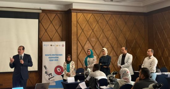 وزارة الصحة تنظم ورشة عمل للتدريب على الفحص الميكروسكوبى للملاريا 