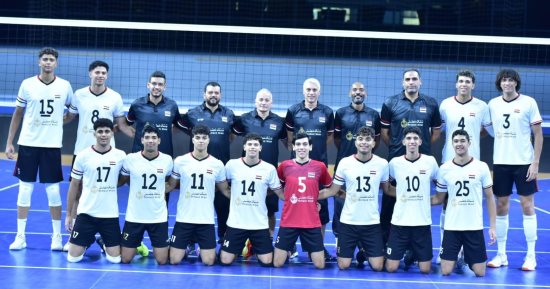 شباب الطائرة أمام أوغندا فى بطولة أفريقيا بمصر