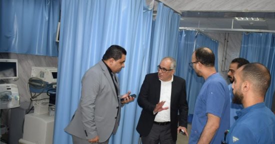 رئيس هيئة العامة للتأمين الصحى يتفقد مستشفى المقطم لمتابعة خدمات المرضى
