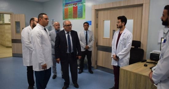 رئيس الهيئة العامة للتأمين الصحى يتفقد مستشفى العاصمة الإدارية الجديدة