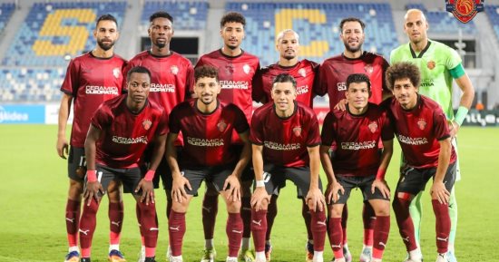 شوط أول سلبى بين سيراميكا وأبو قير للأسمدة بكأس مصر