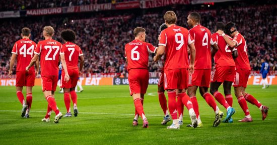 بايرن ميونخ يتفوق على تشيلسي 2-1 في الشوط الأول بقمة دوري الأبطال