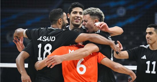 منتخب الطائرة أمام تونس في بطولة العالم بالفلبين