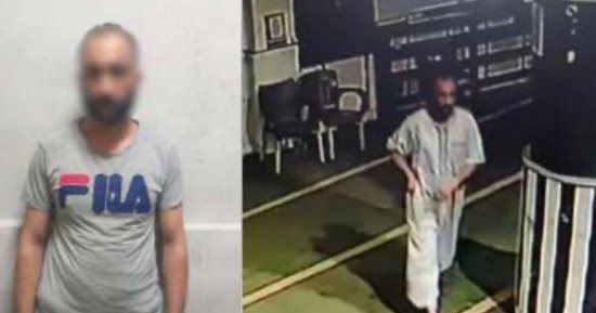 القبض على لص سرق صندوق تبرعات مسجد بالقاهرة.. فيديو