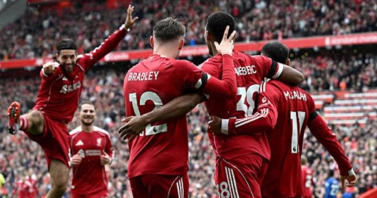 ليفربول ضد إيفرتون.. إيكيتيكي يضيف الهدف الثانى للريدز فى أول 30 دقيقة.. فيديو