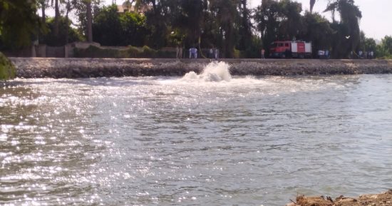 انفجار خط غاز في بحر مويس ببنها.. فيديو 