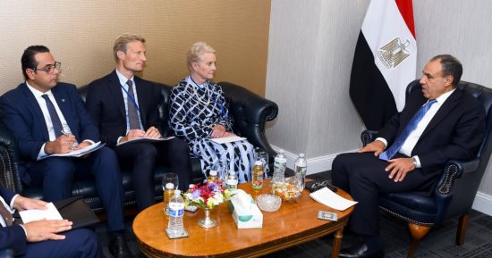 وزير الخارجية يلتقى المديرة التنفيذية لبرنامج الغذاء العالمي