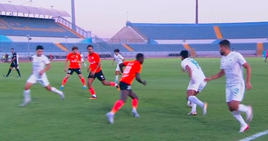 المصرى يتعادل سلبيًا مع فاركو ويهدر فرصة تصدر الدورى