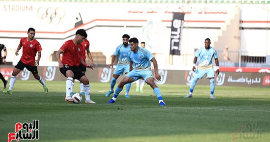 التعادل 2-2 يحسم الشوط الأول بين حرس الحدود وكهرباء الإسماعيلية