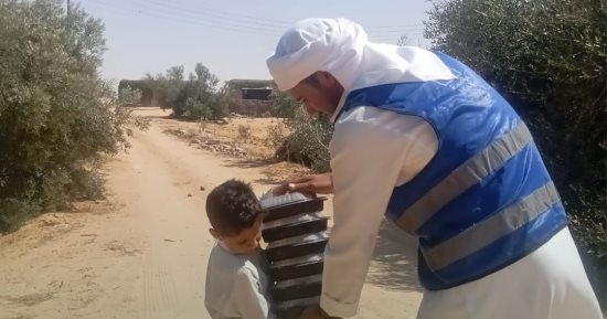 حياة كريمة تواصل مبادرة مطبخ الكرم بالعريش.. صور