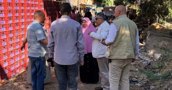 محافظ الدقهلية فى زيارة مفاجئة لقريتى الضهرية ودنجواى بشربين 