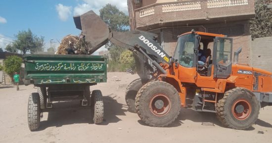 رفع 2019 طنا من القمامة وتحرير 145 محضرا تموينيا متنوعا بكفر الشيخ