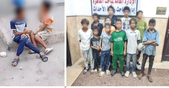 ضبط 11 طفلًا من المتسولين بعد تداول فيديو تدخين أمام محطة قطار بالقاهرة