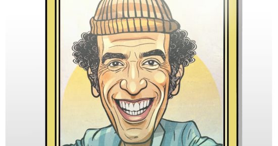 هرم الكوميديا.. كاريكاتير "اليوم السابع" يُحيى ذكرى رحيل الفنان نجاح الموجى