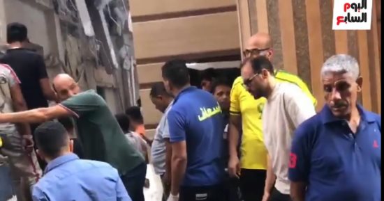 تفاصيل حادث انهيار مصنع بحي أول المحلة الكبرى.. فيديو 