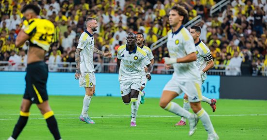 الاتحاد ضد النصر.. العالمي يتفوق بثنائية ماني ورونالدو بالشوط الأول (فيديو)