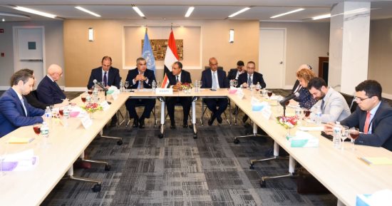‎وزير الخارجية يلتقى قيادات اللجنة اليهودية الأمريكية