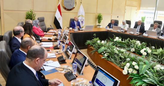 نائب رئيس الوزراء يترأس اجتماع مجلس إدارة الهيئة العامة لتخطيط مشروعات النقل